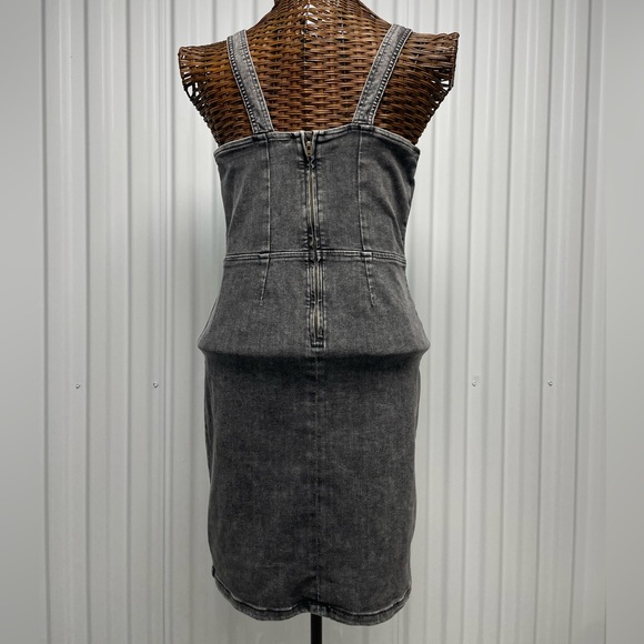 Acid Wash Cat & Jack Black Dungarees-overalls Dress size XXL 16/18 - Picture 11 of 13